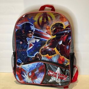 Marvel Captain America Backpack, New with Tags!